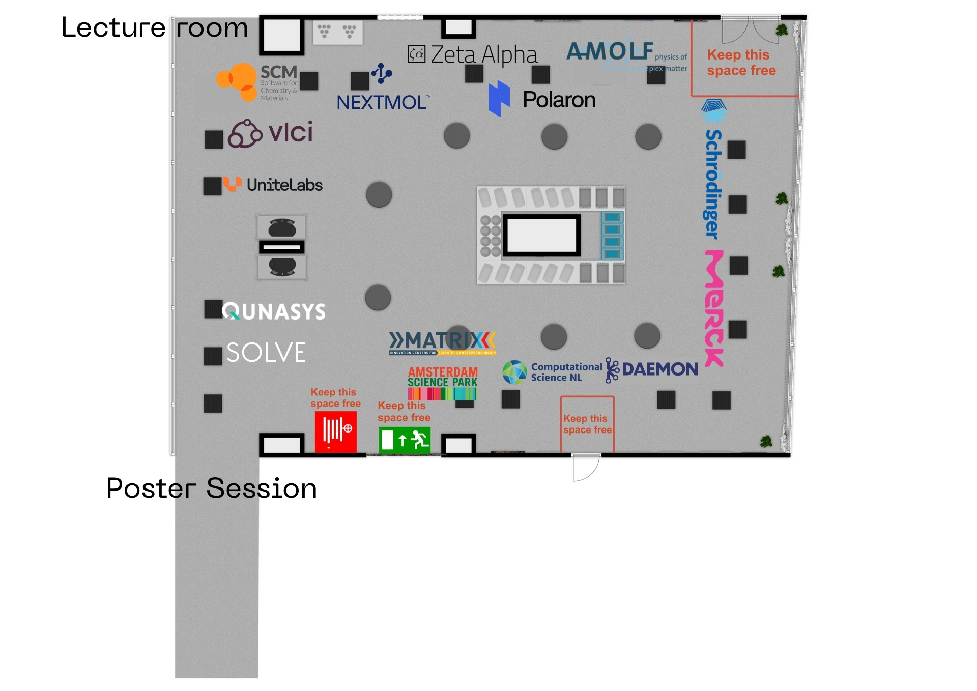 Exhibition map